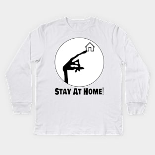 Stay at Home Kids Long Sleeve T-Shirt